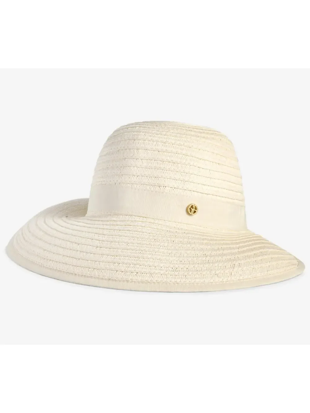 59$ Giani Bernini Adjustable Downbrim Framer Hats Women's Size One White